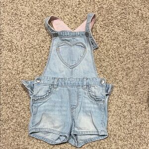 H&M Girl overall shorts. Size 12-18 months.